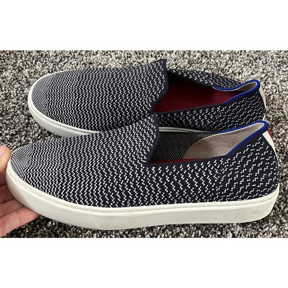 ROTHY'S women's slip on sneaker Maritime gradient knit size 8.5 - Picture 1 of 7